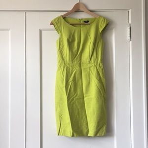 Lime-yellow dress